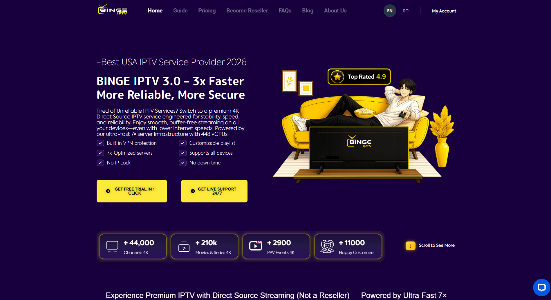 BINGE IPTV Review 2026: Real User Experience, Pros, Cons & Performance Test